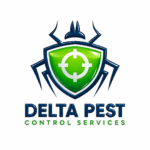 Delta Pest Control Logo Glossy Transparent